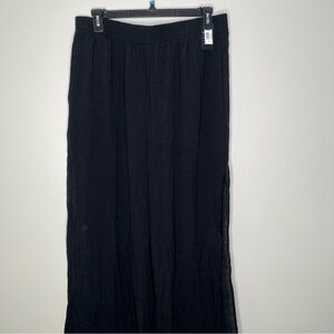 Torrid Classic Black Swim Cover Up Pants Elastic Waist Size 1X
